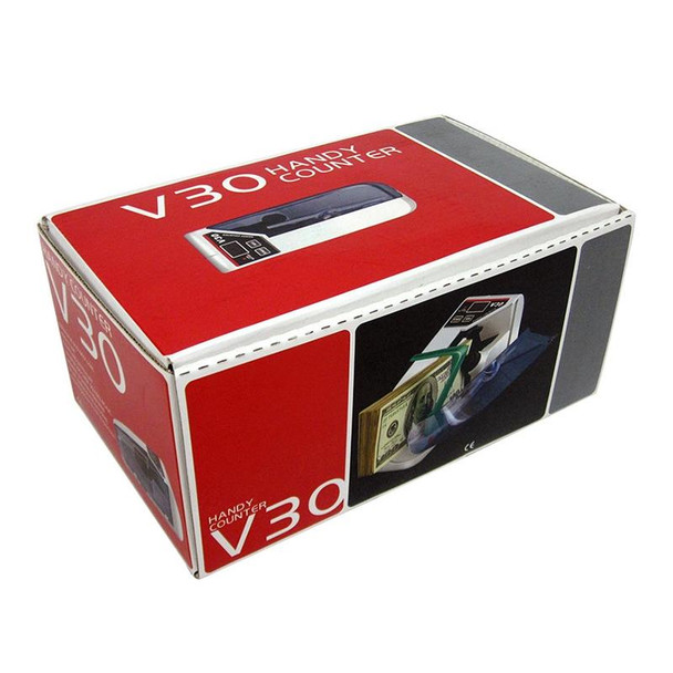 V30 Mini Portable Multi Paper Currency Counting Money Counter, EU Plug