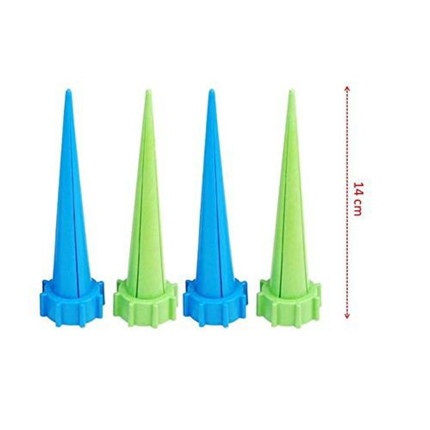 4 PCS Cone Watering Spike Automatic Watering Irrigation Spike Garden Plant Flower Drip Sprinkler, Random Color Delivery