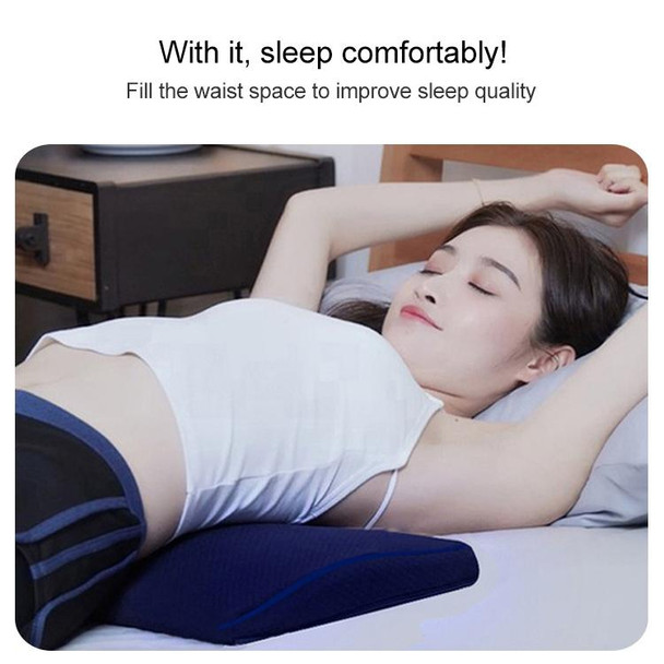 Lumbar Support Cushion Pregnant Women Sleep Lumbar Pillow, Colour: 3D Blue