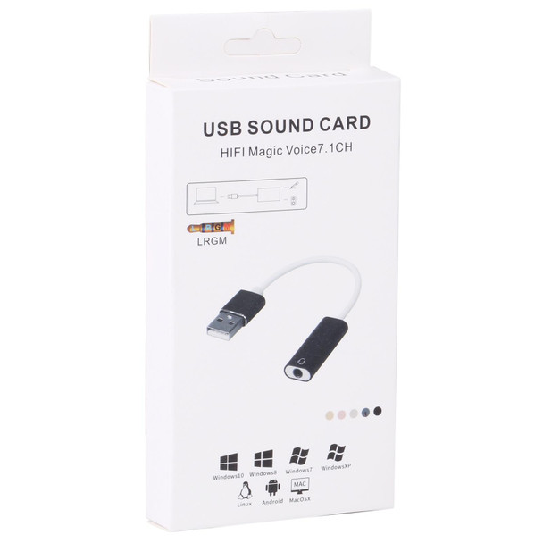 HIFI Magic Voice 7.1CH USB Sound Card (Black)