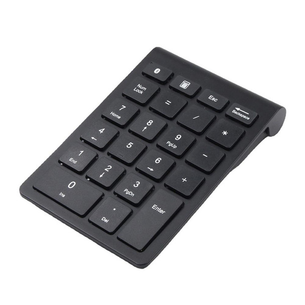 BT304 22 Keys Laptop Mini Wireless Keyboard, Spec: Bluetooth (Black)