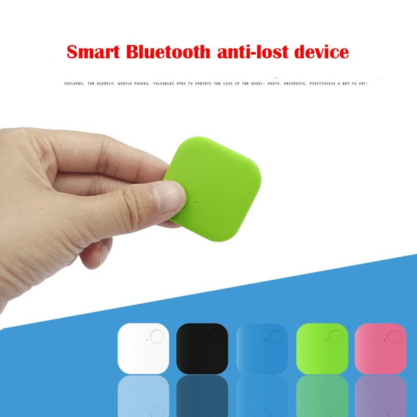 Portable Mini Square Anti Lost Device Smart Bluetooth Remote Anti Theft Keychain Alarm(Black)