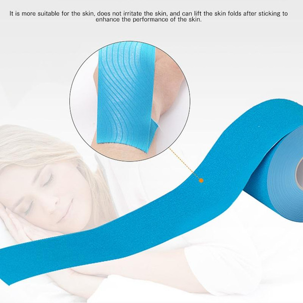 3 PCS Muscle Tape Physiotherapy Sports Tape Basketball Knee Bandage, Size: 3.8cm x 5m(Blue)