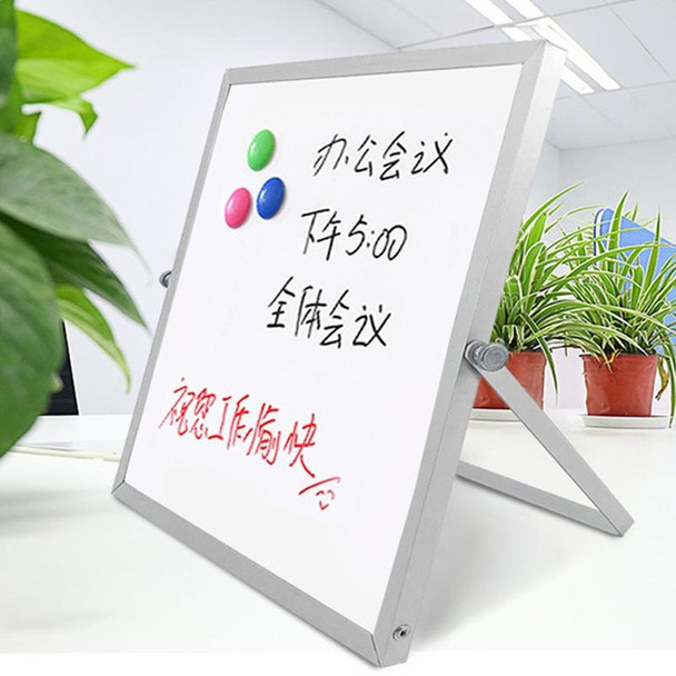 Portable Magnetic Desktop Small Whiteboard Message Writing Board, Size: 25cm x 25cm