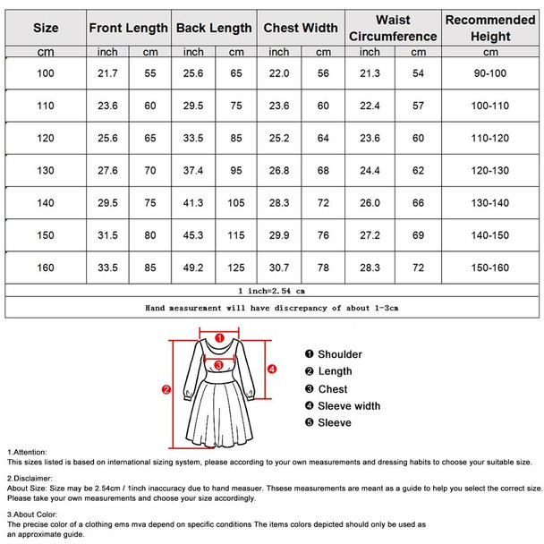Sleeveless Short Front and Long Back Lace Princess Dress Pettiskirt Performance Formal Dress - Girls (Color:White Size:160cm)