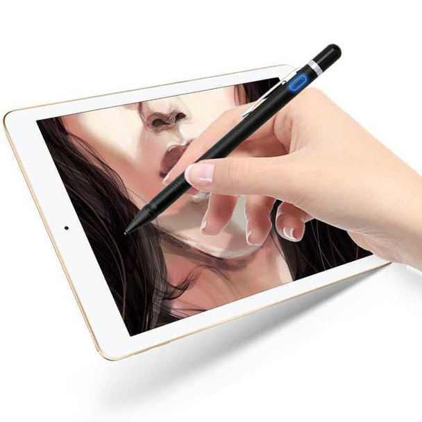 1.5-2.3mm Rechargeable Capacitive Touch Screen Active Stylus Pen(White)