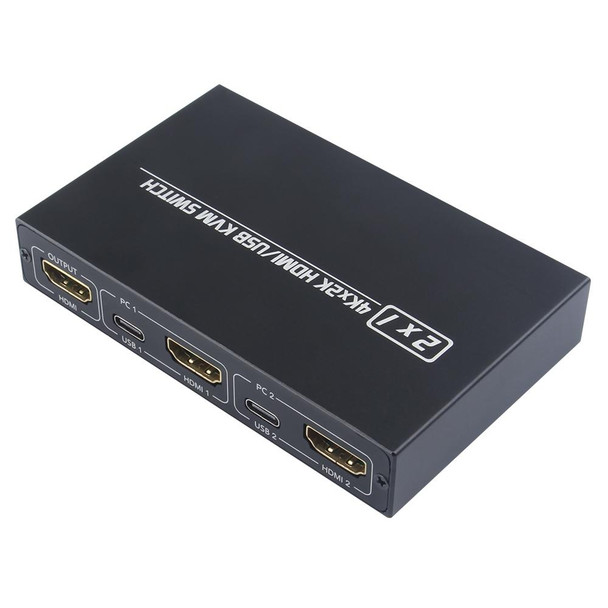 AM-KVM201CL 2x1 4Kx2K HDMI / USB / KVM Switch