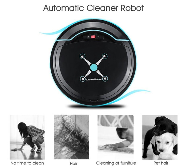 Home Smart Ultra-Thin Small Charging Vacuum Cleaners Sweeping Robot Automatic Home Cleaning Machine Robot Vacuum Cleaner(White)