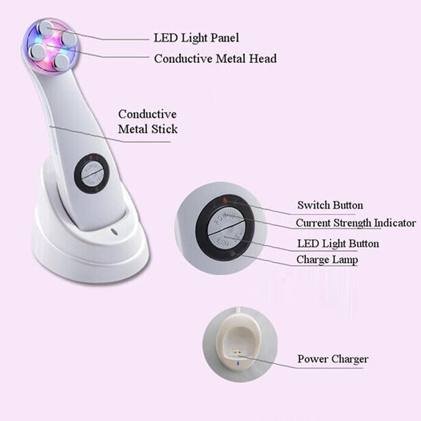 K-SKIN KD-9900 Photon Face  Care Tool Lifting Tightening Ionic Rejuvenation Face Massager Anti-Aging Beauty Instrument