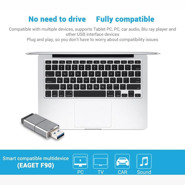 EAGET F90 64G USB 3.0 Interface Metal Flash U Disk