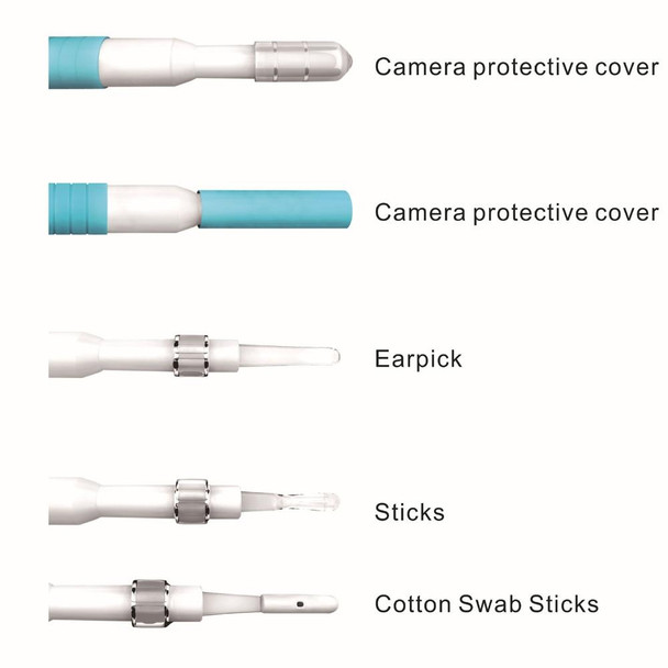 EAR-OO2 1.3MP HD Visual Eardrop Endoscope Endoscope Borescope with 6 LEDs, Lens Diameter: 5.5mm, Length: 2m