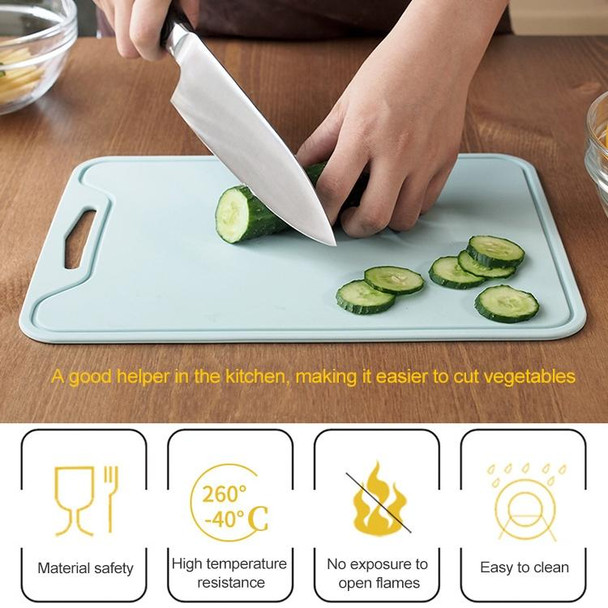 Silicone Anti-mildew And Heat-resistant Vegetable Cutting Board - Household Kitchen(Green)