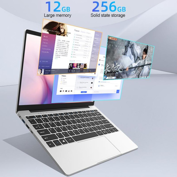 Jumper EZbook S5 Pro Laptop, 14.0 inch, 12GB+256GB, Windows 11 Intel Jasper Lake N5095 Quad Core, Support TF Card & Bluetooth & WiFi & HDMI