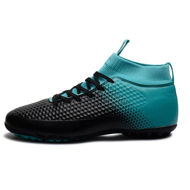 Anti-skid Soccer Training Shoes for Men and Women, Size:39(Blue)