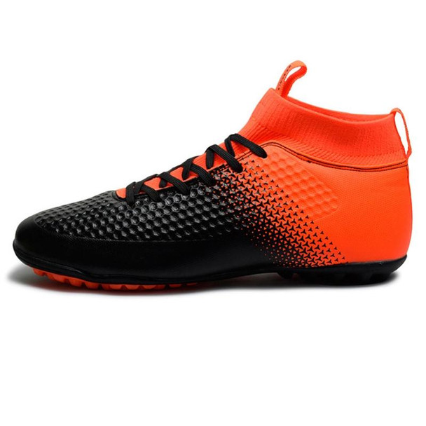 Anti-skid Soccer Training Shoes for Men and Women, Size:38(Orange)