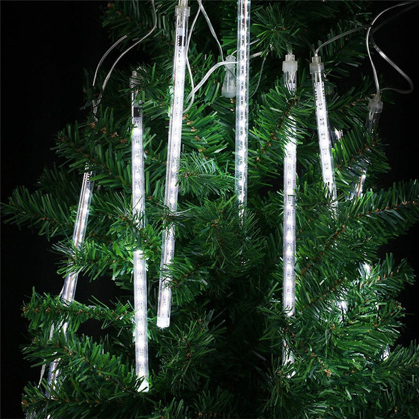 30cm 8 Light Bars Meteor Shower Lamp, 17 LED Meteor Shower Lamp for Christmas(White Light)