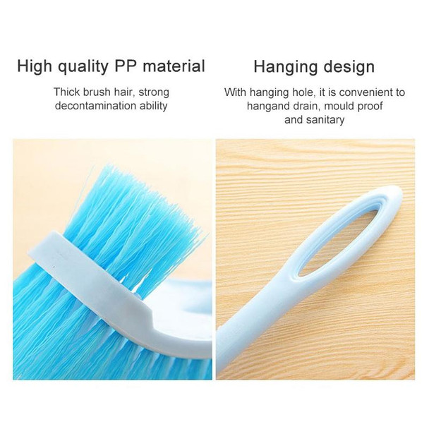Sided Curved Handle Toilet Brush Toilet Cleaning Brush Back No Dead Toilet Cleaning Brush, Random Color Delivery