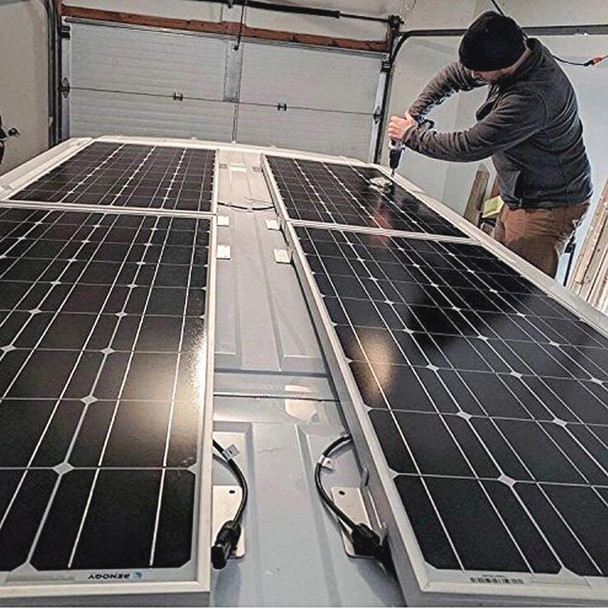 Outdoor RV Solar Panel Aluminum Alloy Bracket