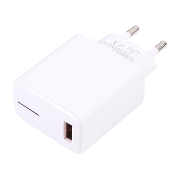 LZ-1130 QC 3.0 USB Charger, Plug Type:EU Plug(White)