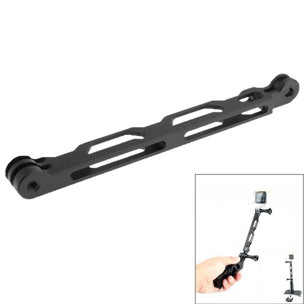 TMC CNC Aluminum Extender for GoPro HERO9 Black / HERO8 Black / HERO7 /6 /5 /5 Session /4 Session /4 /3+ /3 /2 /1, Insta360 ONE R, DJI Osmo Action and Other Action Camera, Length: 16cm(Black)