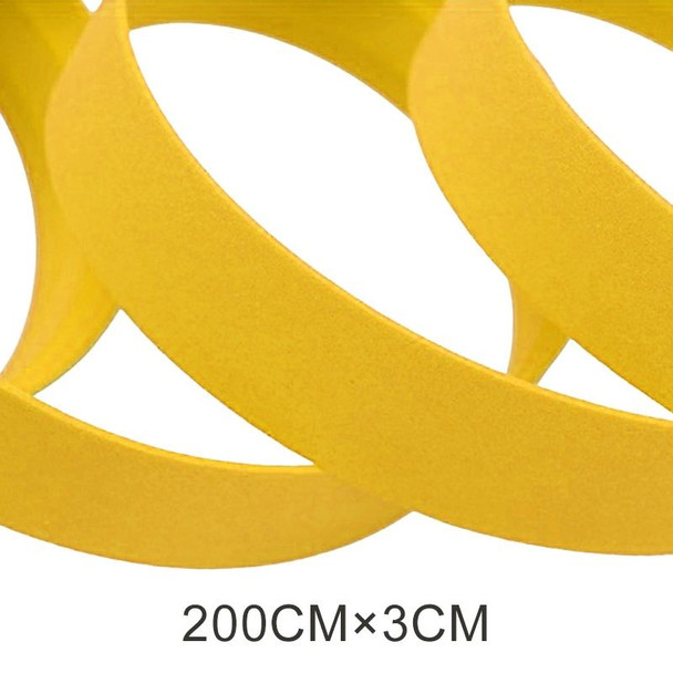 1 Pair TOSEEK New Cycling Road Bike Sports Bicycle Cork Handlebar Tape Wrap + 2 Bar Plug(Yellow)