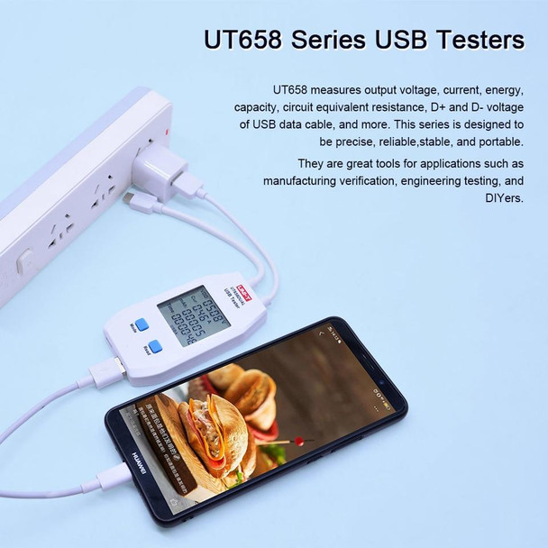 UNI-T USB Voltmeter Ammeter Tester UT658DUAL