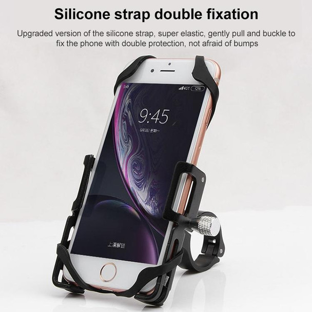 GUB P10 Aluminum Bike Phone Holder(Titanium Color)