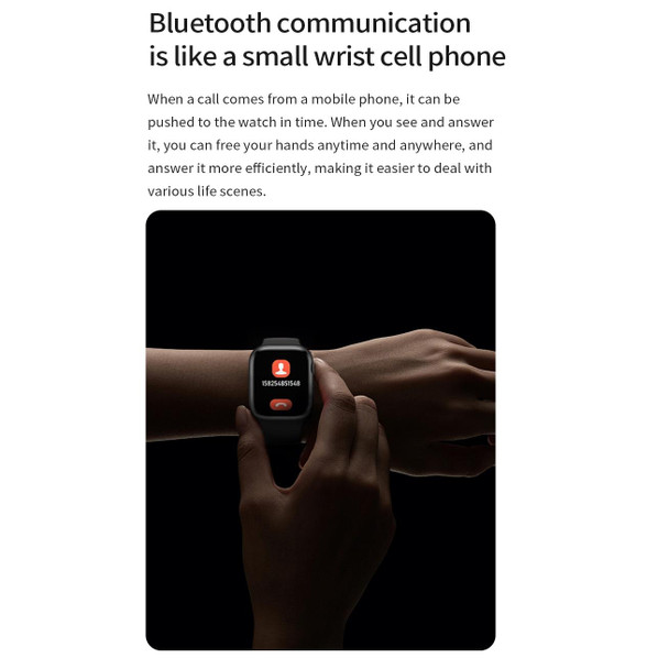 Watch 8 Max 1.85 inch Wireless Charging Bluetooth Call NFC Smartwatch(Blue)