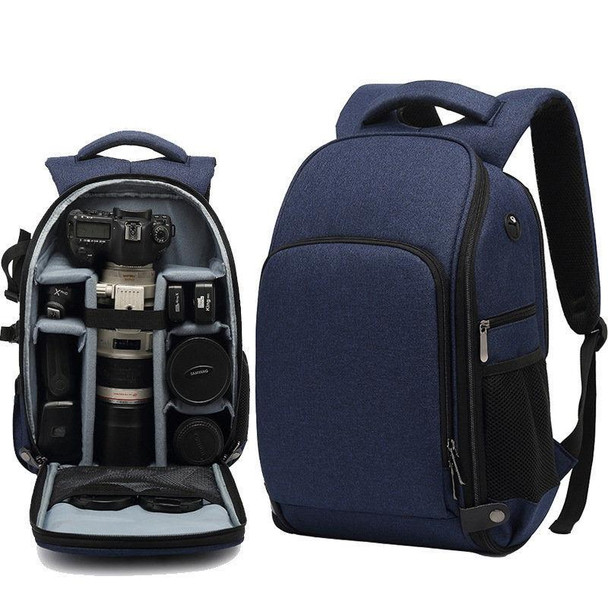 Cationic SLR Backpack Waterproof Photography Backpack with Headphone Cable Hole(Black)