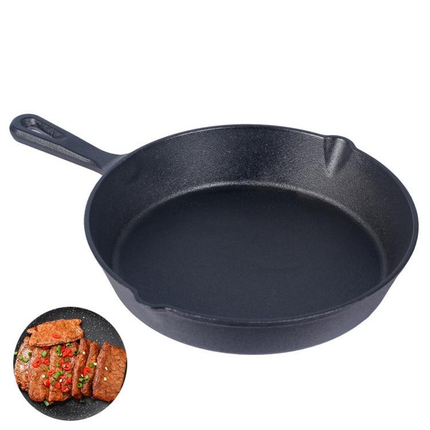 Cast Iron Non Stick Frying Pan Cooking Pot, Sheet Size:16cm