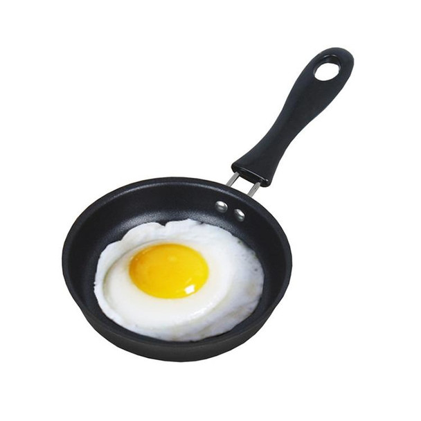 2 PCS Mini Egg Frying Panpure Non-Stick  Flat Bottom Pan Multicooker, Size:12cm