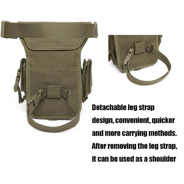 B05 Wild Fishing Portable Waist Bag Outdoor Sports Multifunctional Leg Bag(Black)
