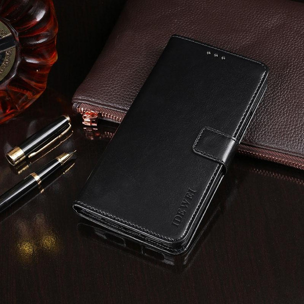 LG G6 idewei Crazy Horse Texture Horizontal Flip Leather Case with Holder & Card Slots & Wallet(Black)