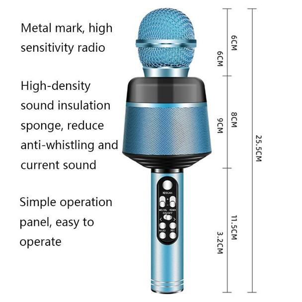 Q008 Wireless Bluetooth Live Microphone(Rose Gold)