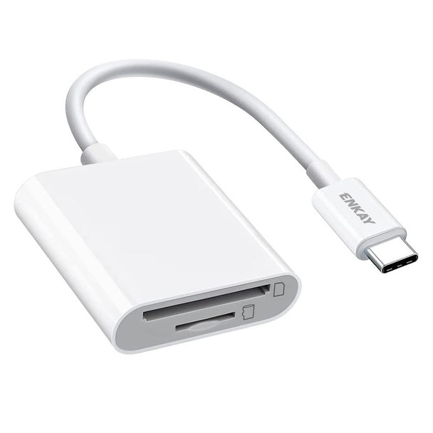 ENKAY ENK-AT117 USB-C / Type-C to SD / TF Card Reader Adapter