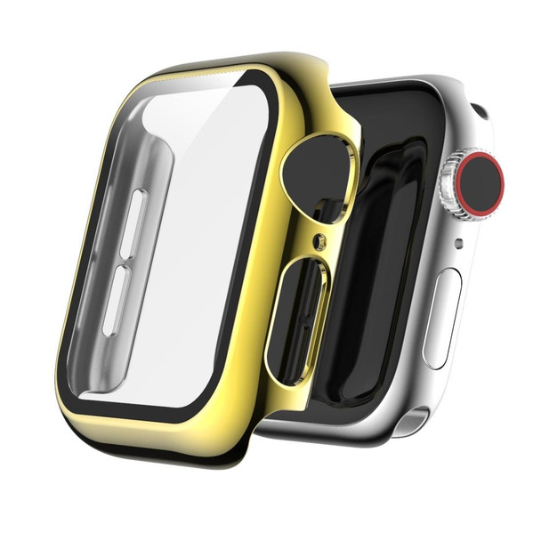 Apple Watch Series 5 & 4 44mm Full Coverage Plating Glass Case(Gold)