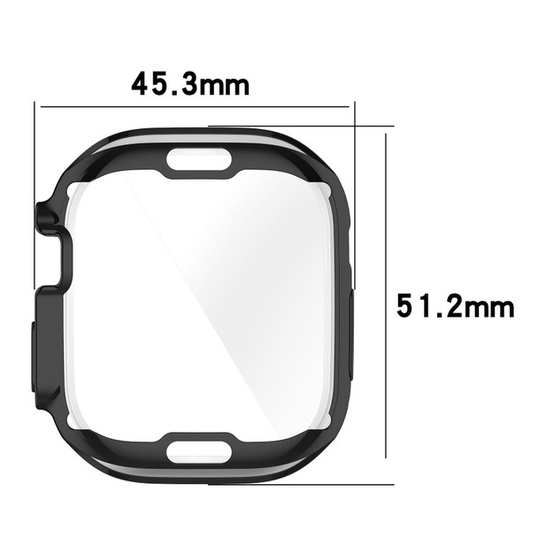 TPU All-inclusive Electroplating Protective Case - Apple Watch Ultra 49mm(Black)