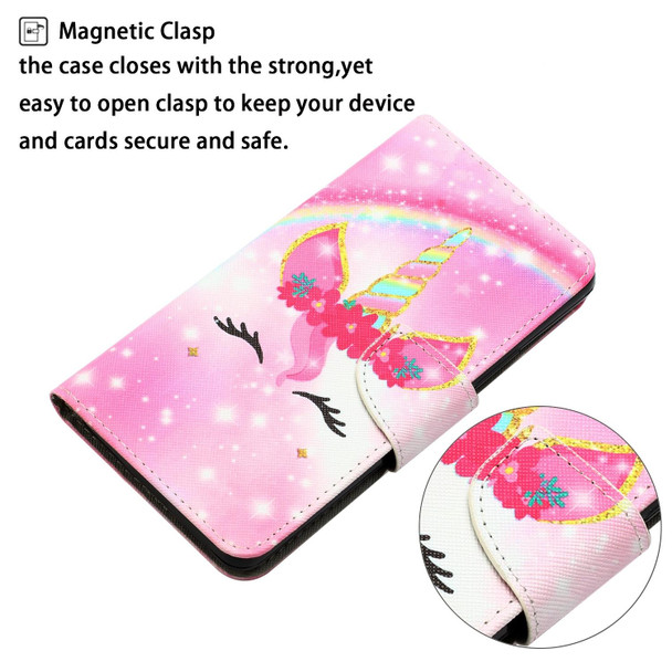 Colored Drawing Leatherette Phone Case - iPhone X(Unicorn)