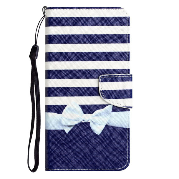 Colored Drawing Leatherette Phone Case - iPhone 13 Pro(Bow Knot)