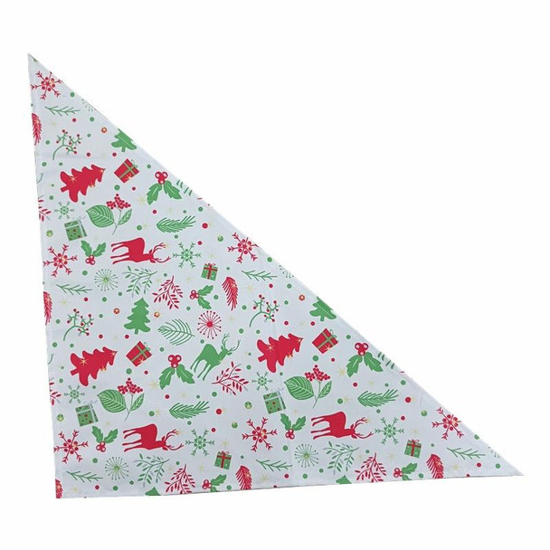 3 PCS Dog Saliva Towel Pet Triangle Bib(Christmas 3)