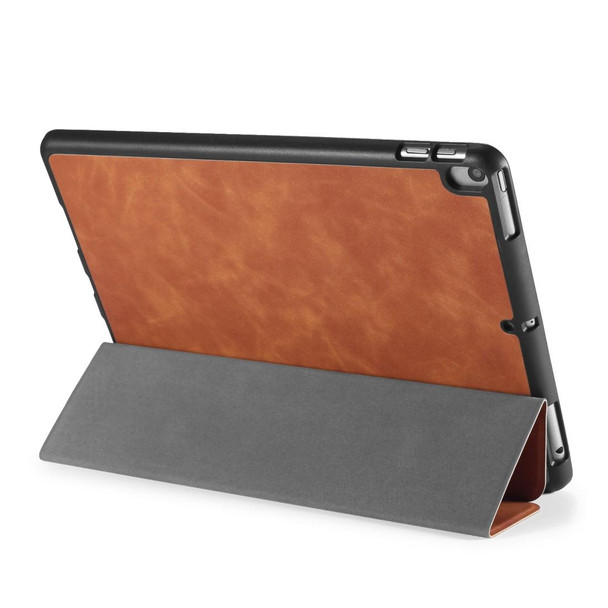 iPad Pro 10.5 inch DG.MING See Series Horizontal Flip Leather Case with Holder & Pen Holder(Brown)