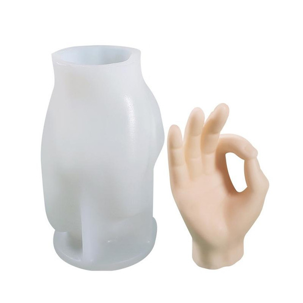 DIY Hand Shaped Scented Candle Silicone Mold, Specification: BH-153