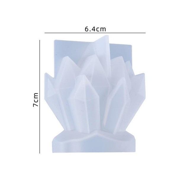 DIY Crystal Epoxy Mould Candle Ornament Silicone Mold(Crystal Cluster)