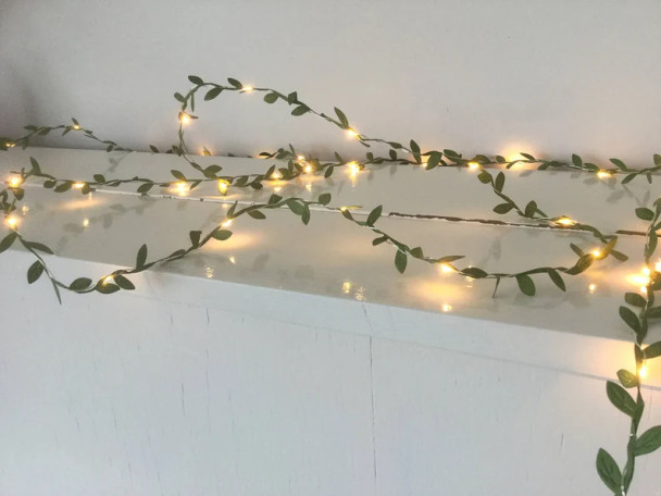 Battery Operated Leaf Fairy Lights