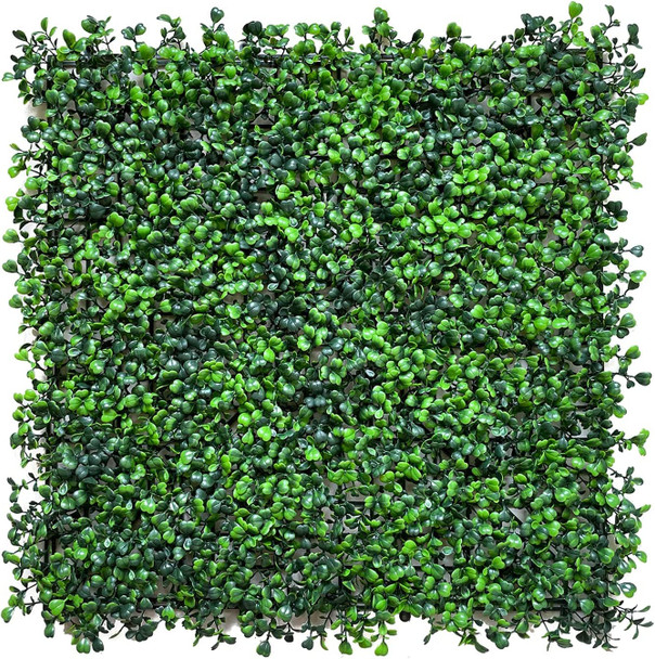 Artificial Fence Mat Panel - Green Clover Design, 30x60cm