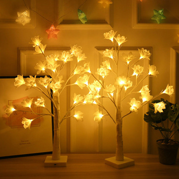 Wired Decorative Tree Table Lamp