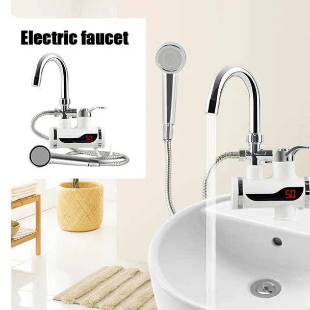 Heated Faucet with Shower Head