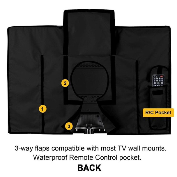 Outdoor TV Waterproof and Dustproof Universal Protector Cover, Size:30-32 inch