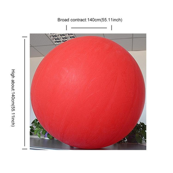 Outdoor Party Natural Latex 72 Inch Weather Air Balloon(Red)