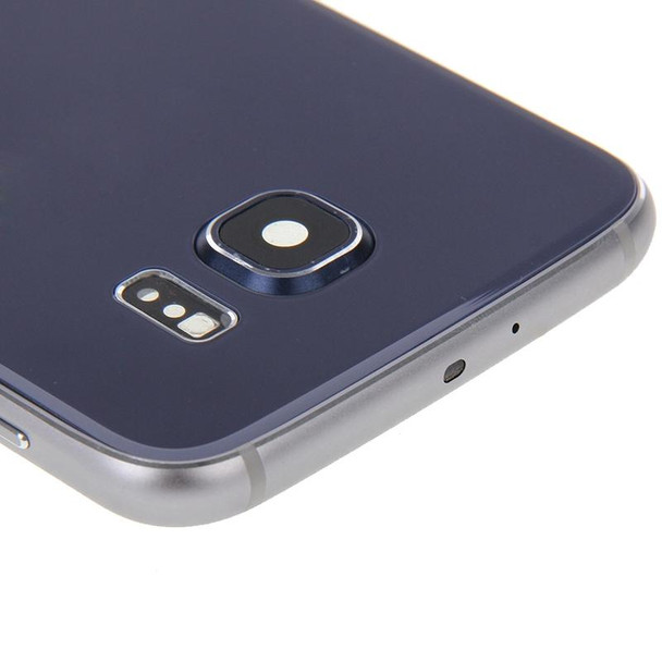 Galaxy S6 / G920F Full Housing Cover (Back Plate Housing Camera Lens Panel + Battery Back Cover ) (Blue)